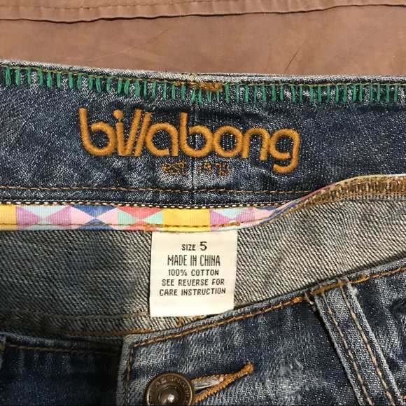 Billabong size 5 Denim Skirt - Picture 4 of 6